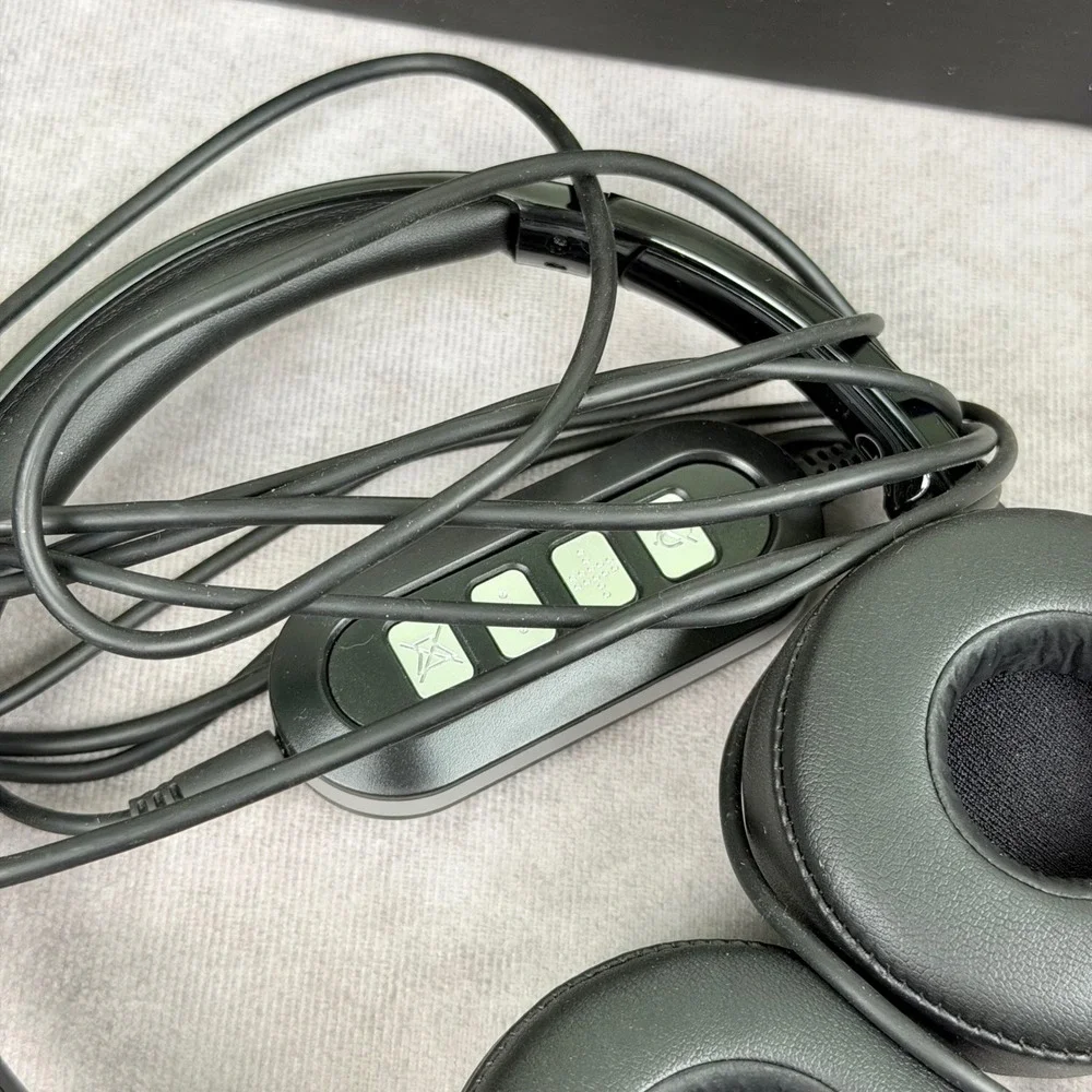 Mpow Wired Computer Headset PA071AB USB/ 3.5mm Connectivity Noise Reduction Blk